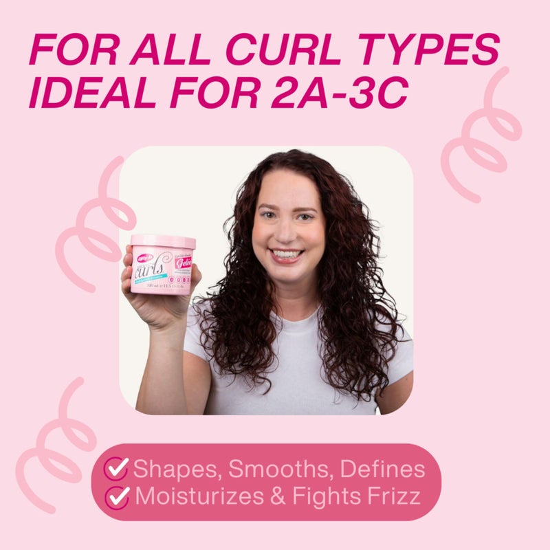 dippity-do Dippity Do Girls with Curls Light Hold Gelee, Shape, Smooth & Separate Curls, Formulated with Aloe, Vitamin E & Wheat Protein, Frizz-Free, Never Crunchy, Curly Hair Gel For Women, 11.5 FL Oz - Image 4